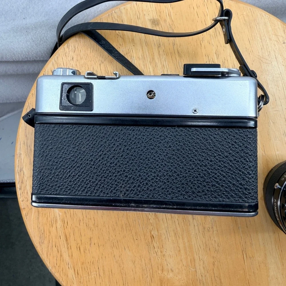 Yashica MG-1 35mm Film Camera Yashinon 45mm f2.8 Lens Komura Telemore95 II Bundl